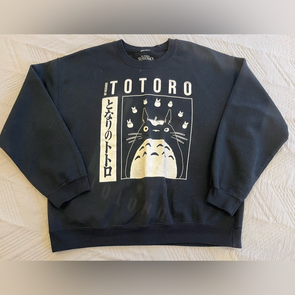 Totoro Black Sweater